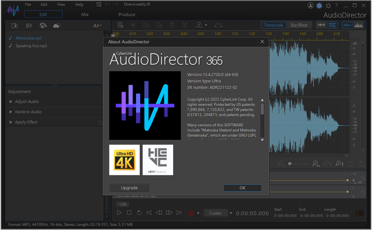 CyberLink AudioDirector Ultra 2025 v15.5.5321.0 x64