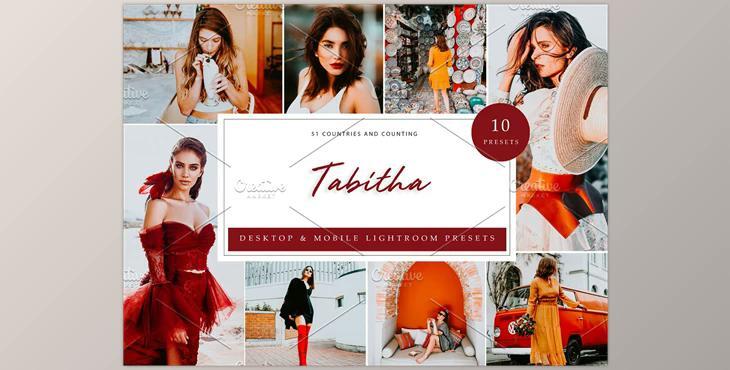 10 x Lightroom Presets, Tabitha CreativeMarket-5962697 (LRTEMPLATE, DNG, XMP)
