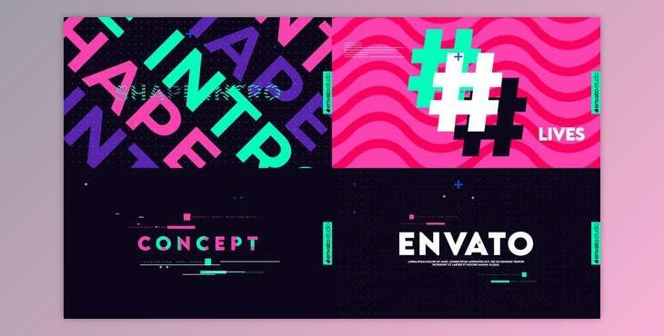 Colorful Typo Intro Ver 0.2 (Videohive 39882291) - AE Project