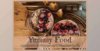 8 Yummy Food Lightroom Presets CreativeMarket - 8451534