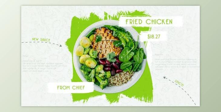 Food Slideshow (Videohive 44422431) - AE Project