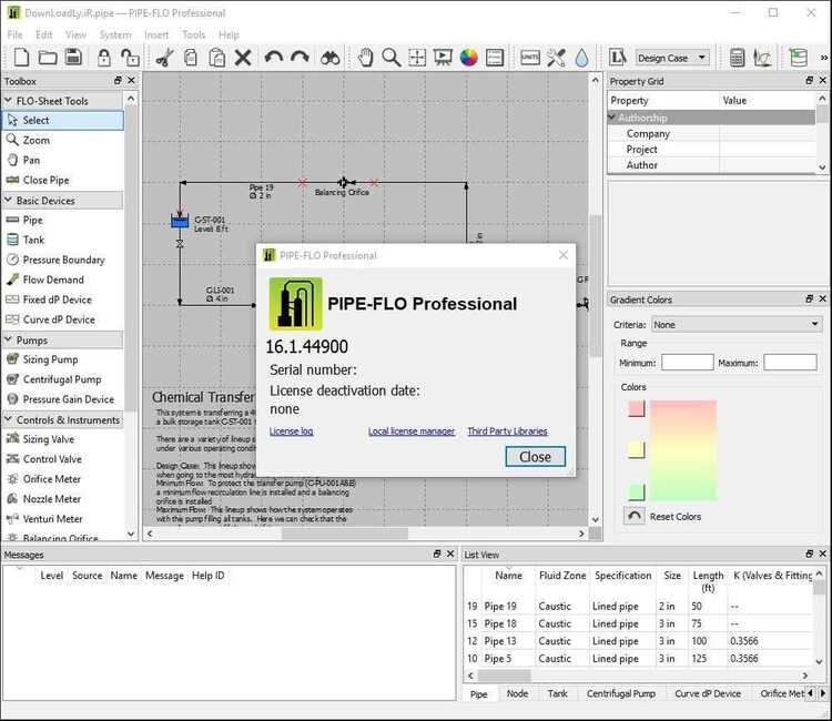 PIPE-FLO Professional 20.0.31