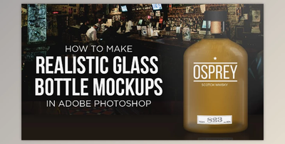 How to Create a Realistic Glass Bottle Mockup in Adobe Photoshop