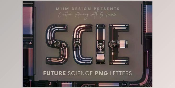 Future Science - 3D Lettering - 6130808