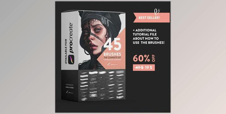 Gumroad – The Ultimate Brush Set with all my 102 Brushes