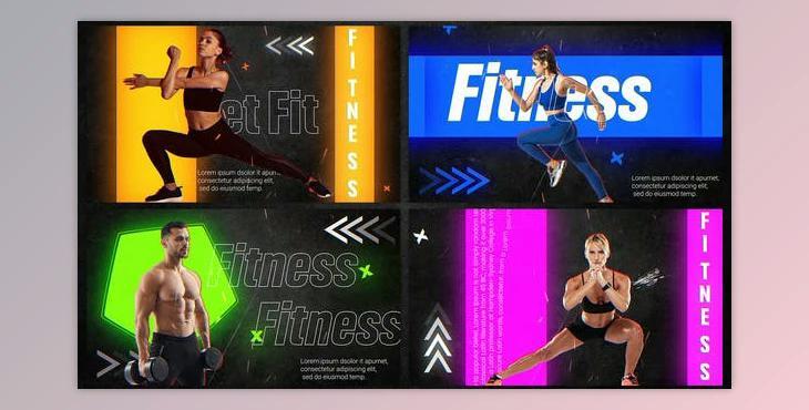 Burn Fitness And Sports Slideshow (Videohive 37437249) - AE Project
