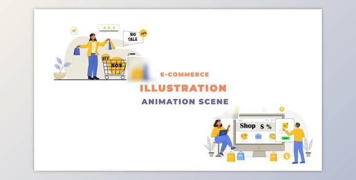 E-Commerce Animation Scene (Videohive 43395926) - AE Project