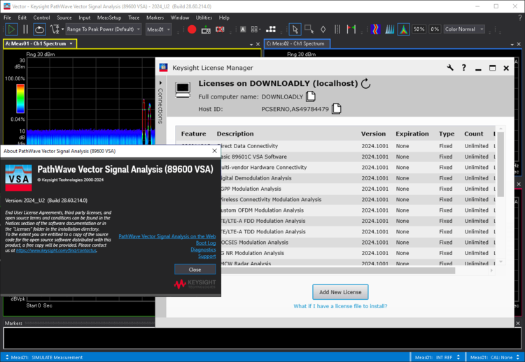 Keysight PathWave Vector Signal Analysis (89600 VSA) 2024 x64