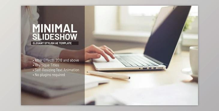 Minimal Slideshow (Videohive 36333082) - AE Project