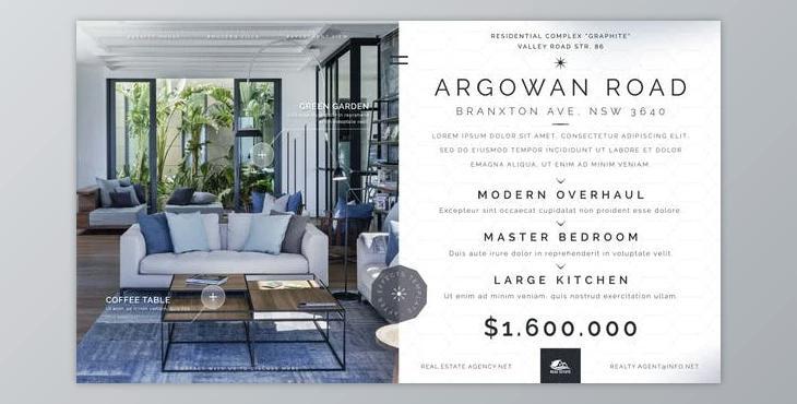 Real Estate Minimal Slides IV (Videohive 47617683) - AE Project