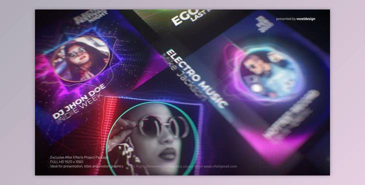 DJ Artist Music Visualizer (Videohive 25811995) - AE Project