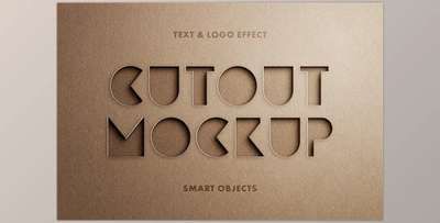 Minimalist Cut Out Mockup - 92472455