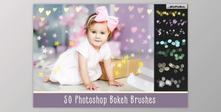 50 Bokeh Photoshop Brushes