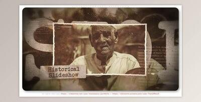History Project Slideshow (Videohive 44457445) - AE Project