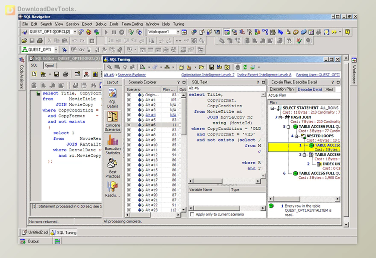 Quest SQL Navigator for Oracle Development Suite v7.2 & XPert Edition v7.6.0.124 + License Key