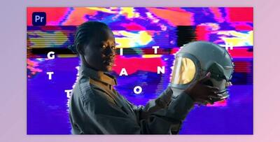 Glitch Mask Transitions (Videohive 34362691) - PR Project