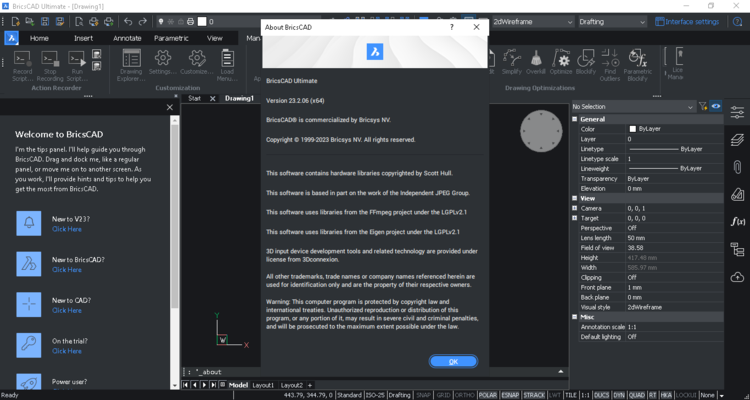 BricsCAD Ultimate 25.2.07.1 Win/Mac/Linux + Communicator