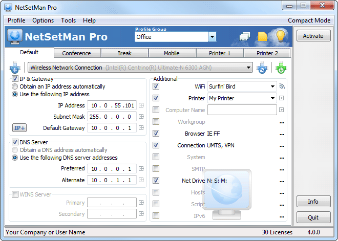 NetSetMan Pro 5.4.0