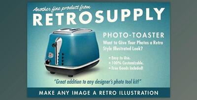 RetroSupply Co Photo Toaster