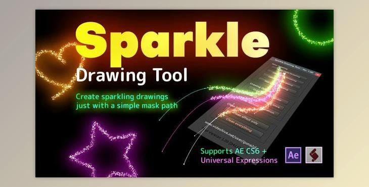 Sparkle Drawing Tool (Videohive 34617761) - AE Project