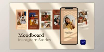 Moodboard Minimal Instagram Stories for Premiere Pro (Videohive 33495968)