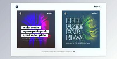 Social Media Posts Pack #2 (Videohive 29899974) - AE Project