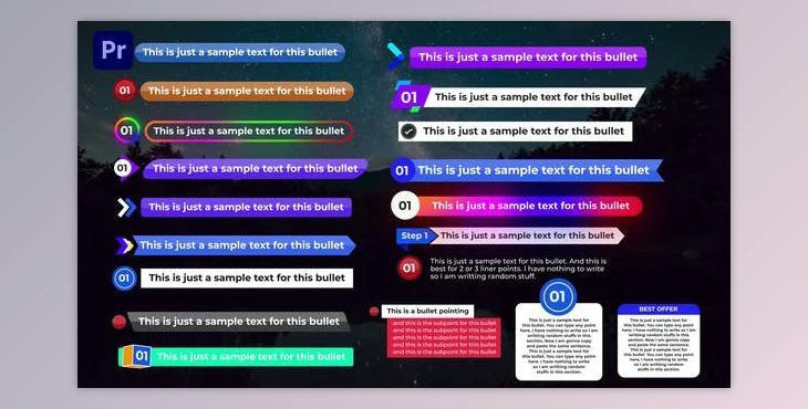 Advance Bullet Pointing (Videohive 33729934)