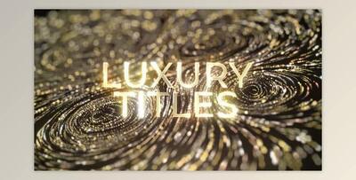 Modern Luxury Waves Titles (Videohive 41879945) - AE Project