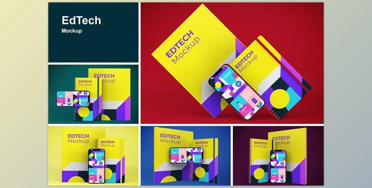 EdTech Mockup CreativeMarket-5786717 (PSD)