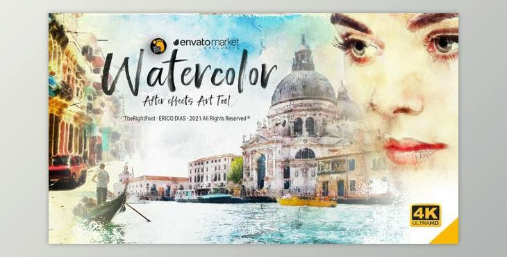 Watercolor AE Art Tool (Videohive 32010207) - AE Project