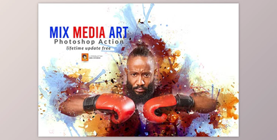 Mix Media Art PS Action - 3634383