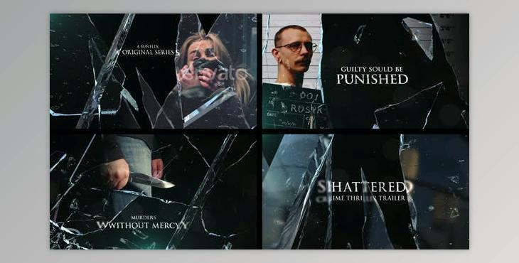 Shattered Crime Thriller Opener (Videohive 31238261) - AE Project