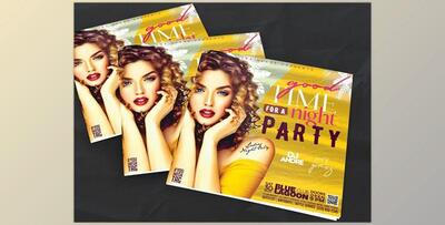 Night Club Flyer CreativeMarket-5989509 (PSD)