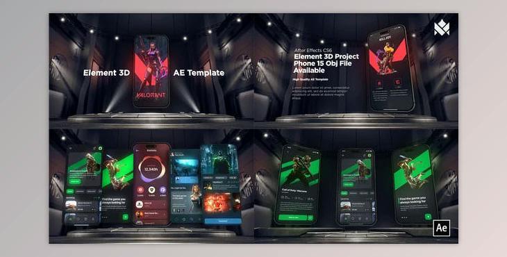 E3D Phone App Promo by Royal Motion (Videohive 50720704) - AE Project