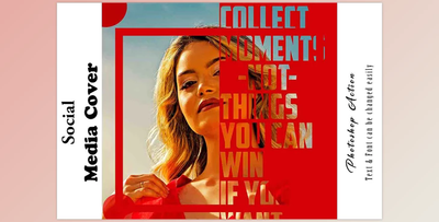 Social Media Cover Photoshop Action Creative Market - 12739031