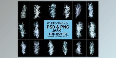 White Smoke Transparent PNG & PSD By MRI STUDIO