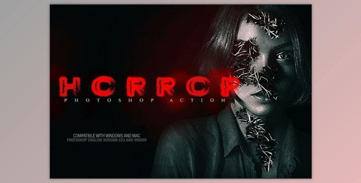 Horror Photoshop Action (abr, pat, atn, txt)