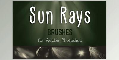 SUN RAYS Brushes for Adobe Photoshop Creativemarket - 94601334