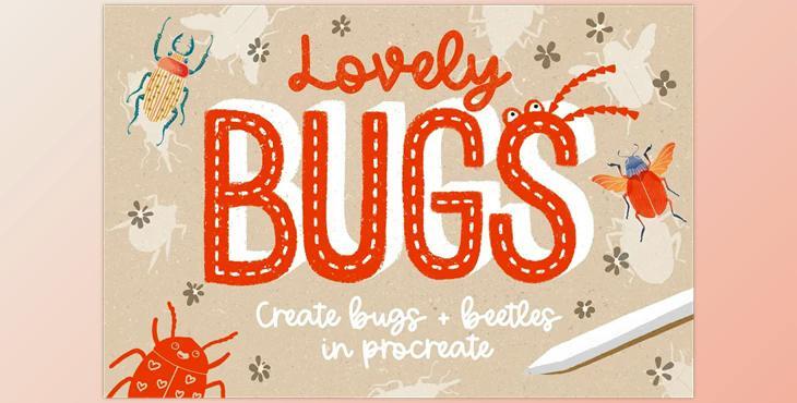 Lovely Bugs for Procreate CreativeMarket - 6176634