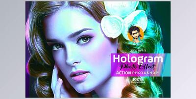 Hologram Photo Effect PS Action CM-5639973 (ATN)