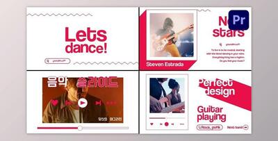 Music Slides for Premiere Pro (Videohive 53653420)