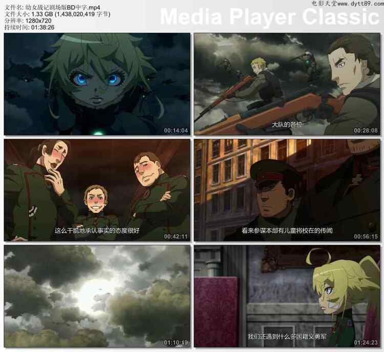 2019年日本7.6分动画片《幼女战记 剧场版》BD中字
