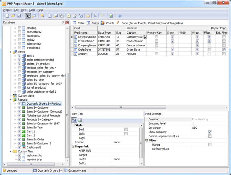 e.World Tech PHP Report Maker 12.0.7