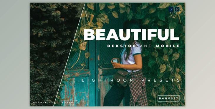 Beautiful Desktop and Mobile Lightroom Preset by Bangset