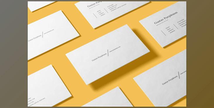 Business Card Mockup CreativeMarket - 6706235