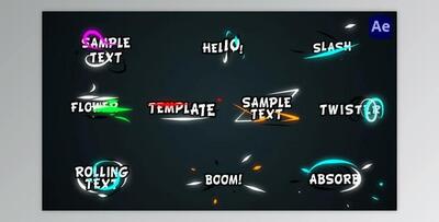 Colorful Neon Titles [After Effects] (Videohive 35587024) - AE Project