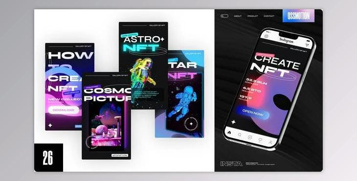 NFT Instagram Stories (Videohive 43397714) - AE Project