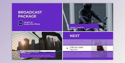 Broadcast Motion Package (Videohive 20116619) - AE Project