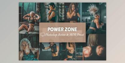 12 Power Zone Photoshop Actions and ACR