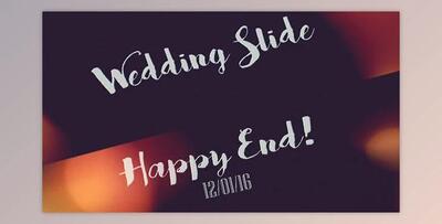Wedding Slide (Videohive 14499075) - AE Project